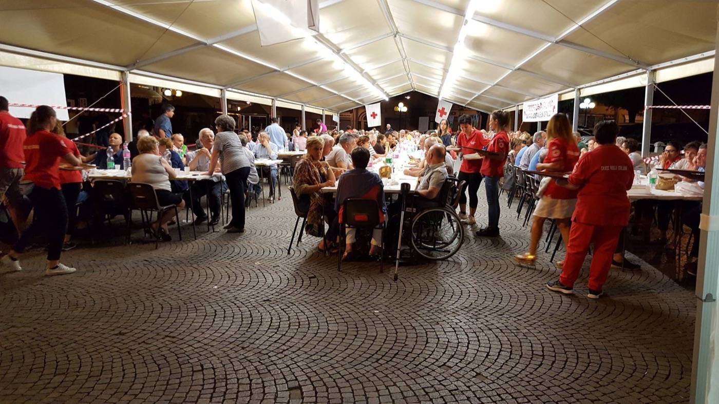 Cena sociale organizzata dai volontari CRI Certaldo