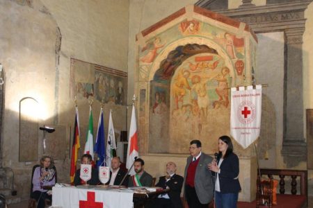 Cerimonia storica del comitato CRI di Certaldo